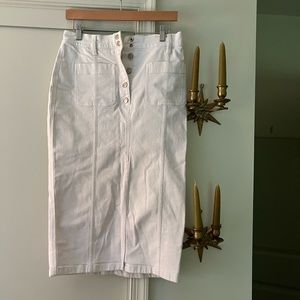 Madewell denim skirt